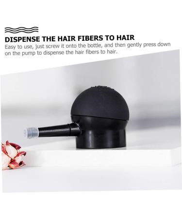 Mikinona 2 Pcs Silicone Nozzle Spray Pump Fibers Sprayer Powder Applicator Black - Buy Online on GoSupps.com