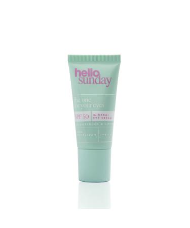 Hello Sunday The One For Your Eyes Mineral Cream SPF 50 for Unisex - 0.5 oz Cream