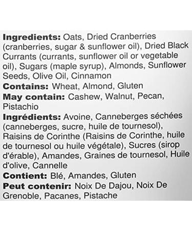 Nature's Mix Cranberry Maple Granola - Canadian Locally Made - Vegan and Kosher Certified Cranberry Maple Granola 312 Grams Light Red - Buy Online on GoSupps.com