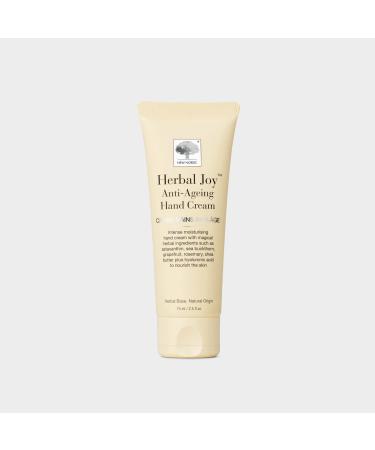 New Nordic Herbal Joy Anti-Ageing Hand Cream with Shea Butter and Ceramosides - Hydrating Smoothing and Firming Formula for Soft Youthful Hands - Fast-Absorbing Nourishment for Dry Skin Relief 75ml