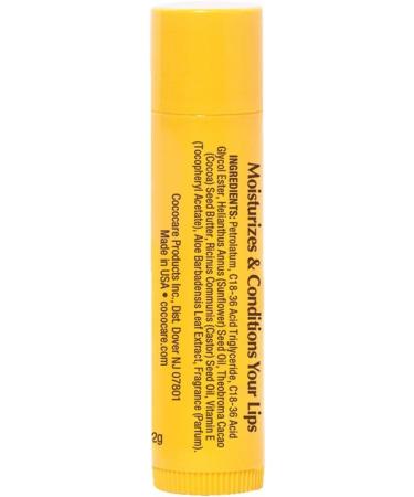 Cococare Cocoa Butter Lip Balm 0.15 Oz - Pack of 5 | Moisturizing Lip Care Set - Buy Online on GoSupps.com