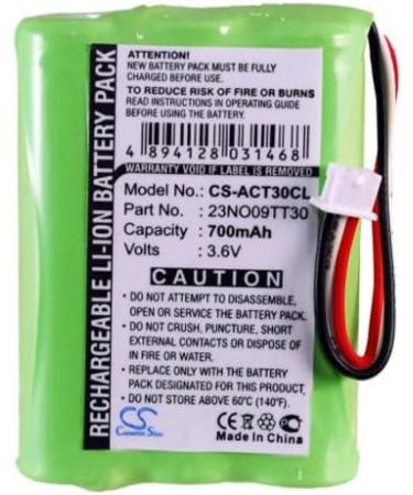 Buy 700mAh/3.6V Replacement Battery for Agfeo 84743411 AH-AAA600F P11 T016 DECT 30 & C45 - Fast International Shipping - Buy Online on GoSupps.com