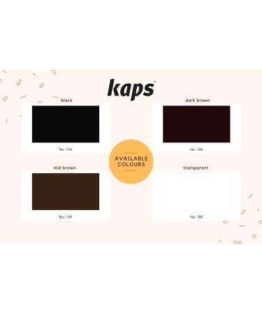 Kaps Conditioning Leather Balm with Beeswax and Natural Oils - Leather Care for Shoes, Bags, Accessories - Balsam Black - Buy Online on GoSupps.com