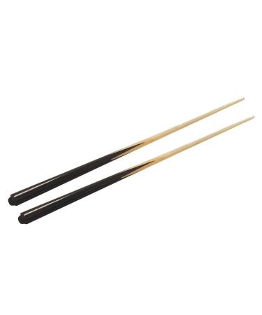 1-Piece 36" Wooden Cue Sticks Pool Sticks, Short Cues for Tight Space, Children's Practice Cues, Pack of 2