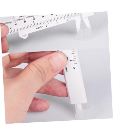 FOMIYES 12 Pcs Locating Rule Facial Tool Pocket Ruler Mini Eyebrow Measuring Ruler Face Eyebrow Card 1 count (Pack of 1) Assorted Colorx2pcs - Buy Online on GoSupps.com