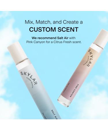 Skylar Salt Air Eau de Perfume - Hypoallergenic Vegan Fragrance for Women & Men - Fresh Scent with Driftwood & Sea Salt Notes - 10mL/0.33 Fl Oz - Buy Online on GoSupps.com