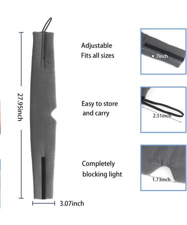 Buy Comfortable Adjustable Sleep Mask - Breathable Eye Mask for Men & Women | Ideal for Rest & Relaxation - Buy Online on GoSupps.com