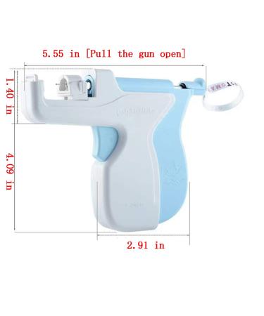 Mushaya Reusable Ear Piercing Gun Kit with 3 Pairs Earrings - Professional Piercing Tool for Adults and Children - Buy Online on GoSupps.com
