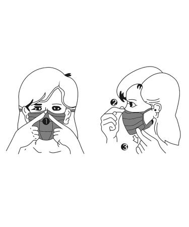 100PCS Black Disposable 3-Ply Face Masks - Non-Medical Protection & Comfort - Buy Online on GoSupps.com