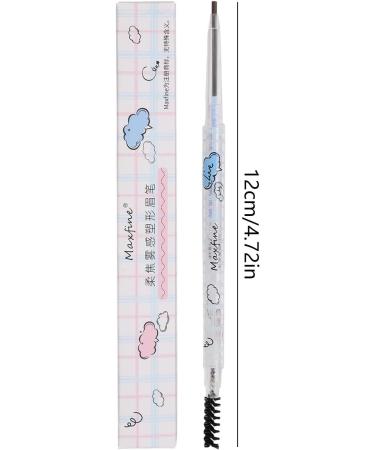 Waterproof Eyebrow - Eye Brow Pencils | Eyebrow Makeup for Strong Shape and Silky Color Double Head Design Eyebrow Pencil for Parties and Daily Use Rowces 03 Dark Brown - Buy Online on GoSupps.com