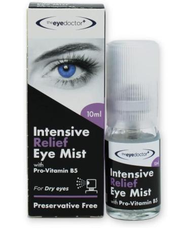 Eye Doctor Eye Mist Intensive Relief - Soothes Irritated Tired Dry Eyes - Preservative Free - With Pro-Vitamin B5 - Contact Lens Friendly - 10ml Spray Bottle - Buy Online on GoSupps.com
