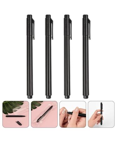 Lurrose Nail Art Accessories: 4-Piece Nail Polish & Art Liner Pen Set for DIY Manicure - Black Nail Device for Beautiful Nail Designs - Buy Online on GoSupps.com