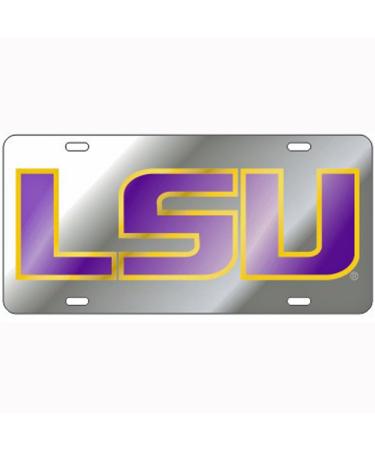 Craftique LSU Tigers Mirror Laser Cut License Plate