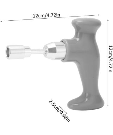Deep Tissue Massage Device | Muscle Massage Pistol for Pain Relief - Gray (4.92 x 4.72 x 0.98 inches) | Perfect for Legs Thighs Arms Back & Neck - Buy Online on GoSupps.com