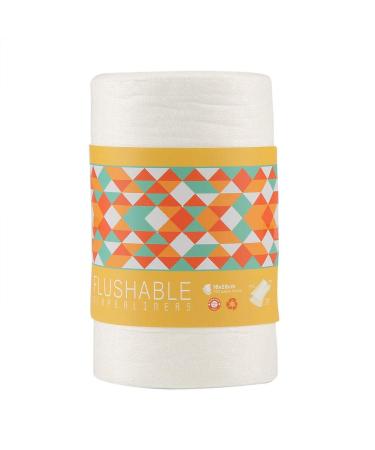 100pcs/roll Baby Disposable Nappy Liners Bamboo Unscent Biodegradable Flushable Baby Diaper Liners