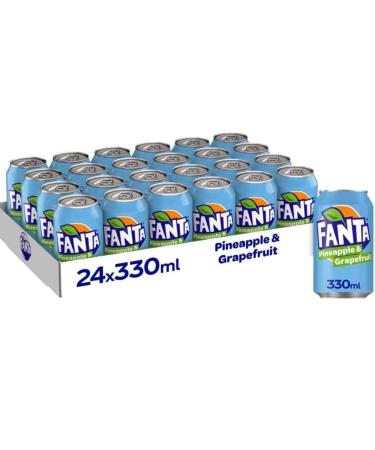 Fanta Pineapple and Grapefruit 330ml x 24 (Cans)
