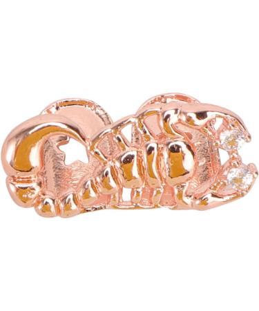 VALICLUD 2 Pcs Scorpion Single Braces Adults Teeth Gold-Plated Copper Detachable Man - Buy Online on GoSupps.com