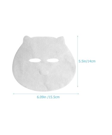 Minkissy 100pcs Skin Care Mask Sheets - Breathable Non-Woven Full Face Masks for Kids & Adults | Beauty Tools for All Ages - Buy Online on GoSupps.com