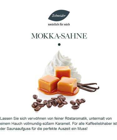 Saunabedarf Schneider Infusion Concentrate Mocha Cream - 250ml Caramel-Creamy Sauna Infusion for Ultimate Relaxation - Buy Online on GoSupps.com