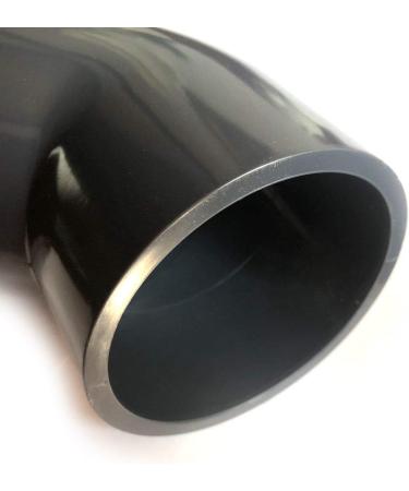 VMC PVC-U 25mm 45 Angle Bend Fittings - Pressure Class PN 10 (10 Bar) for Koi & Garden Ponds - Durable DIN 8063 with 2 Adhesive Sleeves - Buy Online on GoSupps.com