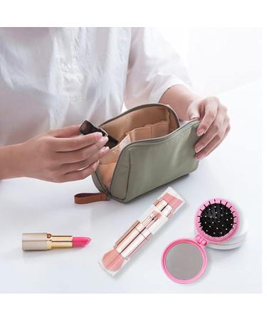 5-in-1 Portable Makeup Brush Set | Foundation Eyebrow Lip & Eyeshadow Brushes for Travel | Perfect for On-the-Go Beauty - Buy Online on GoSupps.com