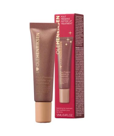 P0UT Preserve Hydrating Peptide Lip Treatment - Moisturizing Lip Balm with Peptides Cloudberry Oil & Kokum Butter - Glossy Tint for Smooth Plump & Soft Lips LIMITED EDITION