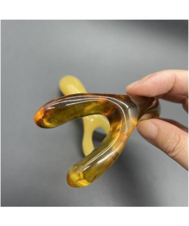 Buy Resin Face Lifting Gua Sha Scraping Massage Plate - Beige Nose Massager for Facial Care | International Shipping Available - Buy Online on GoSupps.com