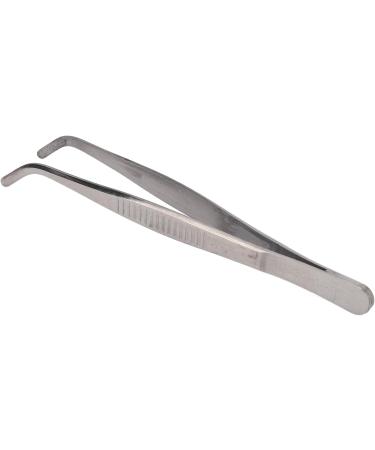 Tweezers Tweezers with Tip 12.5cm Portable Erosion Resistant Easy to Clean Serrated Edge for Bag for Watch Repair (Curved Round Tip) - Buy Online on GoSupps.com
