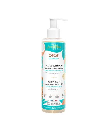 ACTIVILONG - Gourmet Coconut D'Amour Jelly - No Rinse - Textured Dry Hair - Defines Curls - Removes Frizz - 97% Natural Ingredients