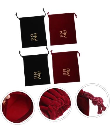 DRESSOOS 4pcs Storage Bag Large Drawstring Pouch The Tote Bag Hair Dryer Holders Hair Dryer Case Fabric - Buy Online on GoSupps.com