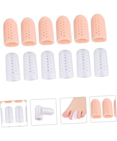 Healifty 12 Pairs Toe Splitter High Heel Protectors - Silicone Gel Toe Sleeves for Ingrown Toes - Breathable & Assorted Colors - Buy Online on GoSupps.com
