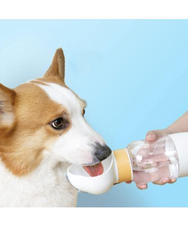 Edoxus Dog Drinking Bottle - Leak-proof Water Cup with Silicone Sealing Ring for Pets (Yellow Cloud) | International Shipping - Buy Online on GoSupps.com