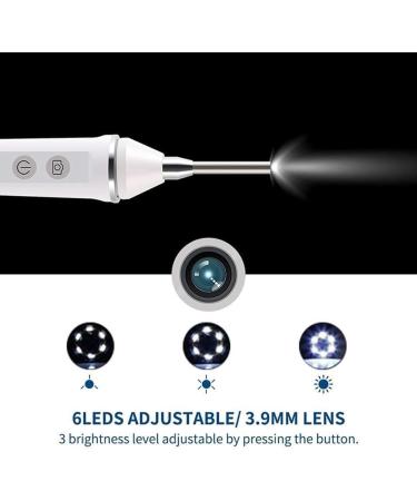 NAUTIG HD Wireless Endoscope Ear Cleaner with Camera and Light - 3.9mm Ear Scope for Ear Wax Removal - Buy Online on GoSupps.com