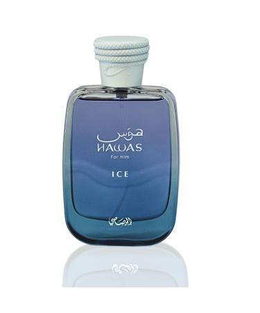 RASASI Hawas Ice Eau De Parfum Spray for Men 3.4 Ounce Hawas Ice For Him - Buy Online on GoSupps.com