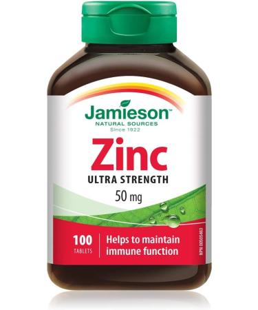 Jamieson Chewable Vitamin C 500 mg + Zinc 50 Mg Tablets Bundle - Buy Online on GoSupps.com