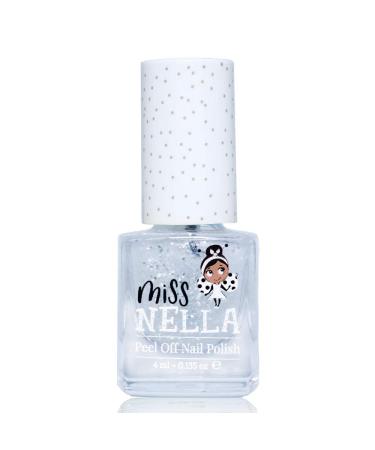 Miss Nella Party Collection Glitter Nail Polish Set - Non-Toxic Peel-Off Removable for Kids - Black Top Coat Blue & Coral - Buy Online on GoSupps.com