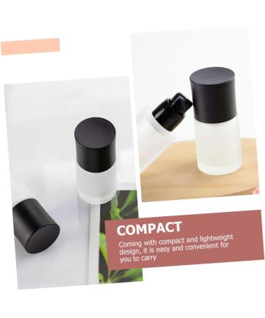 4 Pcs Liquid Foundation Press Bottle Travel Glass Bottle Empty Bottle As Shownx2pcs 8.5x3.9cmx2pcs - Buy Online on GoSupps.com