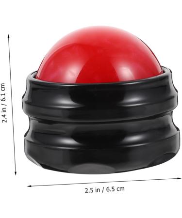 Buy Tovinanna 1stk Massage Globe - Portable Trigger Point Fitness Ball for Effective Exercise & Recovery | Red Gym Accessory (6.5x6.1cm) - Buy Online on GoSupps.com