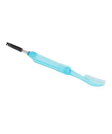 Portable Eyebrow Brushes - Mini Hygienic Eyelash Brush & Eyebrow Comb with Cover (Blue) for Perfect Makeup | International Shipping Available - Buy Online on GoSupps.com
