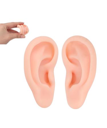 Soft Silicone Ear Model for Beginners - Realistic Ear Piercing Practice & Earring Display Prop (Light Skin) - International Shipping Available - Buy Online on GoSupps.com