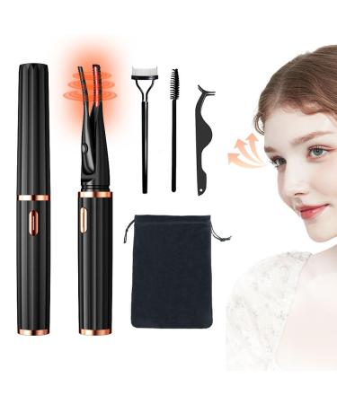 Heated Eyelash Curler Electric Eyelash Curler with Eyelash Comb Lash Lifting Kit Temperature Control Natural Curling Eye Lashes