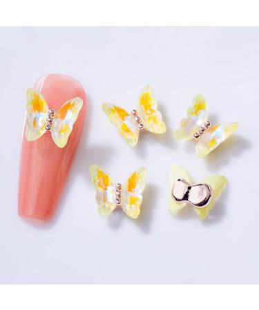 3D Nail Art Rhinestone Crystal AB Butterfly Charms Sparkle Nail Decoration Jewerlry Hand Craft DIY Accessories (MJ08) - Buy Online on GoSupps.com