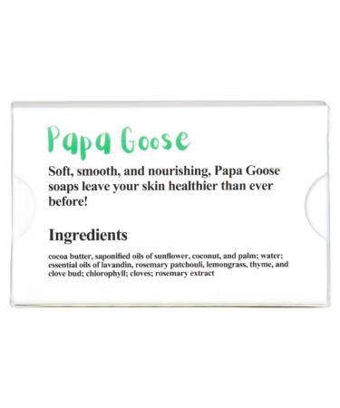 Buy Papa Goose Natural Cocoa Butter Bar Soap - Rosemary Thyme & Clove Buds (Forest Breeze) for Luxurious Skin Care | International Shipping Available - Buy Online on GoSupps.com