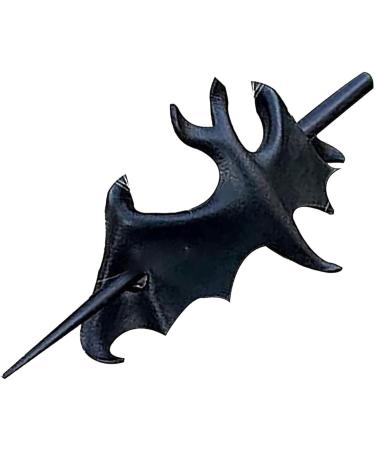 Halloween Bat Hair Clips - Gothic French Halloween Bat Knot Hair Clips - Non-Slip Retro Creative Hair Sticks Hair Pin Slide For Curly Straight Hair - Buy Online on GoSupps.com