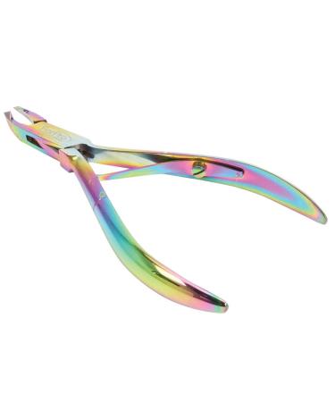 ForPro Titanium Cuticle Nipper - Stainless Steel Precision Blades - Rainbow Colored - Buy Online on GoSupps.com