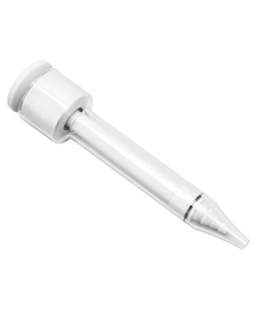 Ear Impression Injector Safe Portable Ergonomic Earmold Syringe Professional Refillable for Sampling(White)