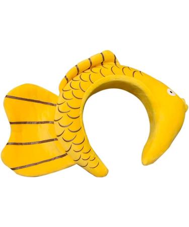 She's Shining Yellow Fish Shape Headband Cartoon Animal Hair Band Exaggerated Funny Hair Accessories - Buy Online on GoSupps.com