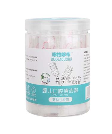 30pcs Baby Oral Cleaner Tooth Tongue Brush Infant Tongue Cleaner Dental Care Supplies
