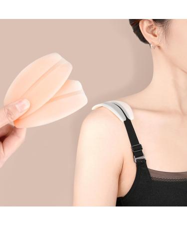 JECOMPRIS 8pcs Shoulder Pads Push Adjustable Bra Hanging Clip Invisible Bra Adjusters Clear Straps - Buy Online on GoSupps.com