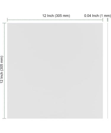 50 Sheets 12x12 White Chipboard | Medium Weight Cardboard for Scrapbooking, Frames, Art & DIY Projects - Buy Online on GoSupps.com